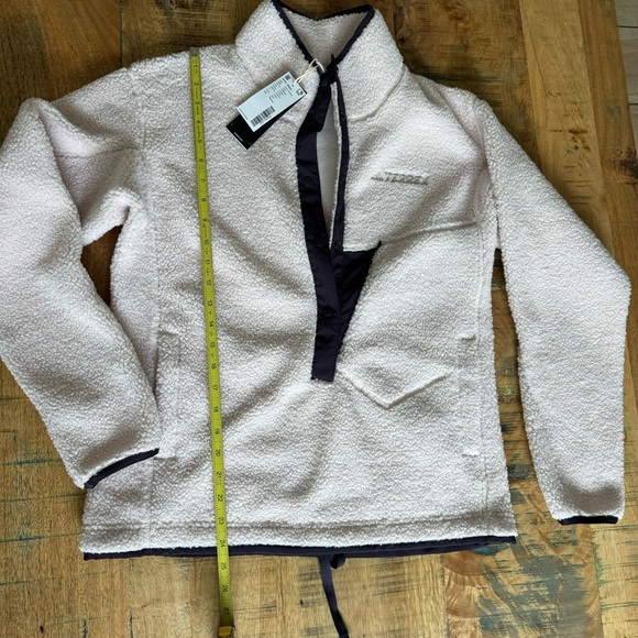 ADIDAS TERREX Women's Terrex Xploric High Pile Fleece Pullover Sweatshirt Small - Picture 10 of 16